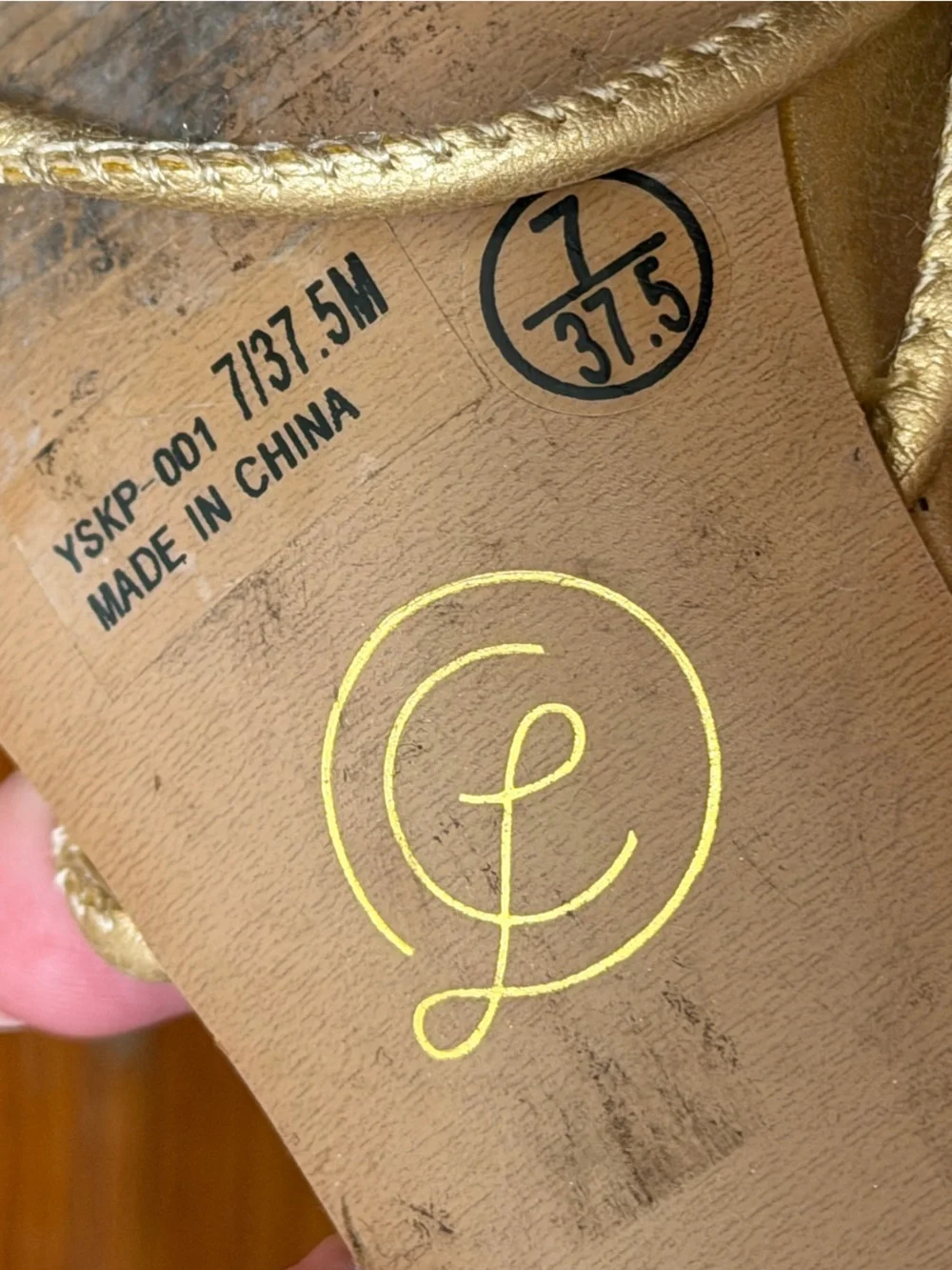 Chinese Laundry Yita Gold Strappy Heels